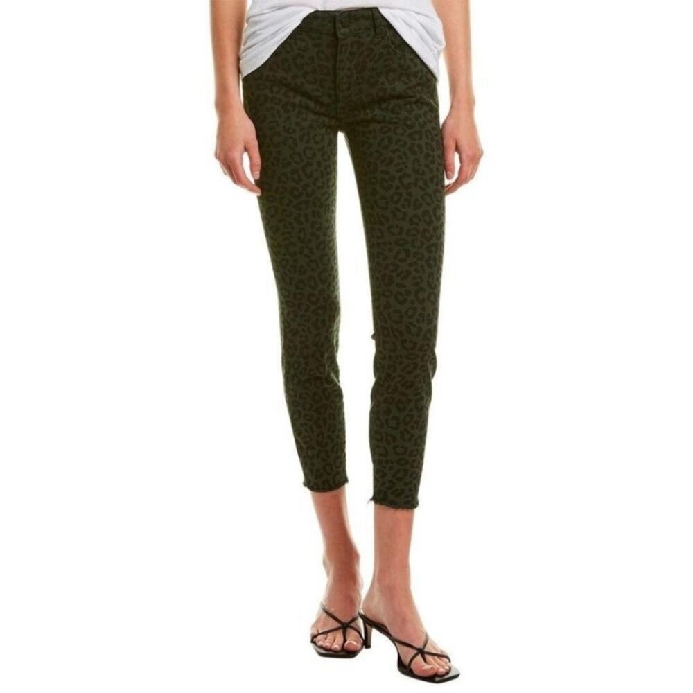 NWT DL1961 Florence Cropped Snow Leopard Jeans